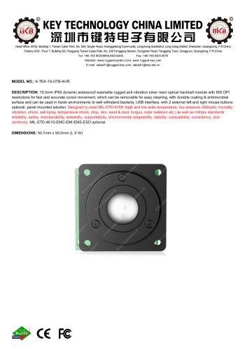 Trackball K-TEK-19-OTB-AVR