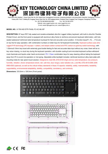 Ultra-thin keyboard K-TEK-M315TP-FN-BL-FC-KC-ML-EP