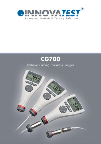 CG700 Coating thickness gauges with precise evaluation by SIDSP