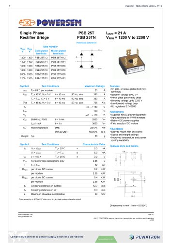 PSB25T/12