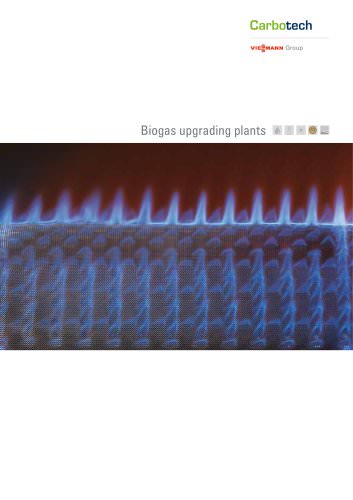 Biogas upgrading plants