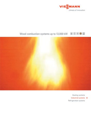 Wood combustion systems up to 13,000 kW