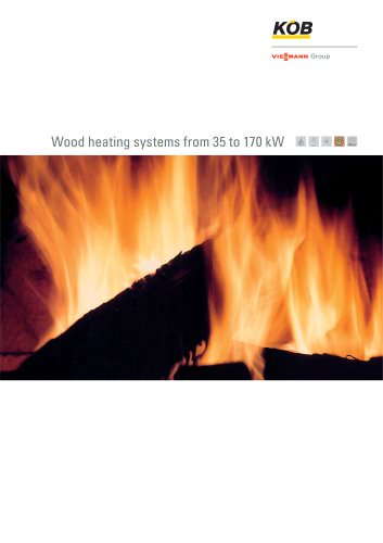 Wood heating systems from 35 to 170 kW