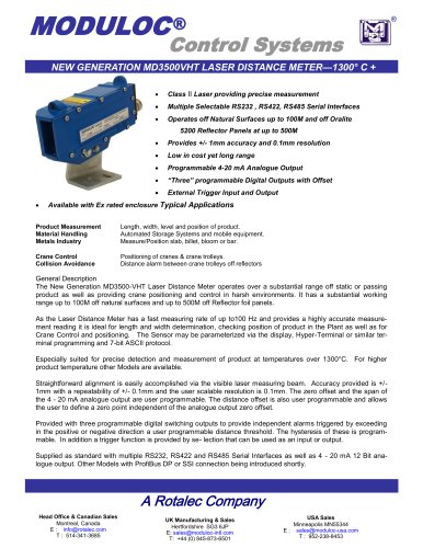 MD3500VHT Datasheet