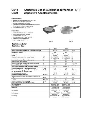 Capacitive Accelerometers