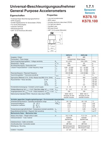 General Purpose Accelerometers