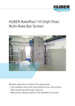 HUBER RakeMax®-hf (high flow) Multi-Rake Bar Screen