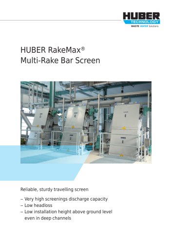 HUBER RakeMax® Multi-Rake Bar Screen