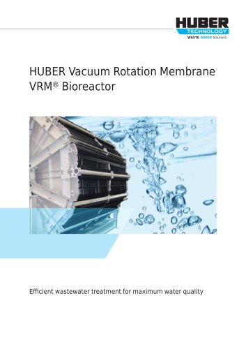 HUBER Vacuum Rotation Membrane VRM® Bioreactor