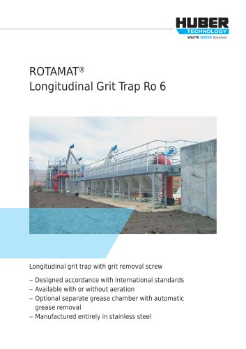 ROTAMAT® Longitudinal Grit Trap Ro 6