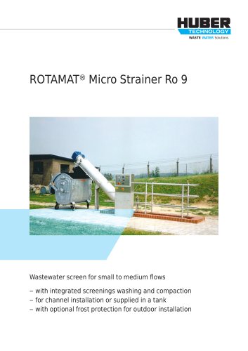 ROTAMAT® Micro Strainer Ro 9