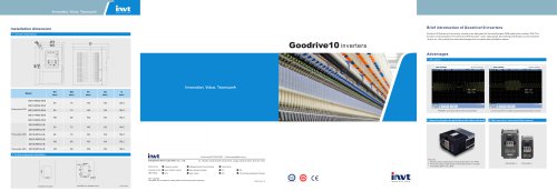 INVT GD10 Series Low&Medium Voltage Inverter Product Manual