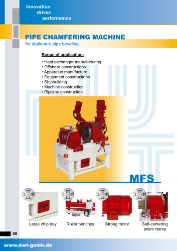 PIPE CHAMFERING MACHINE