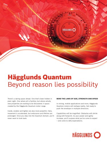 Hägglunds Quantum  Beyond reason lies possibility