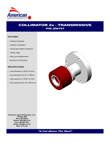 COLLIMATOR 2X - TRANSMISSIVE