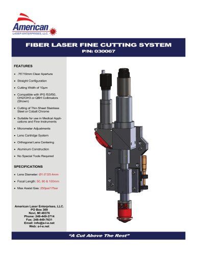 FIBER LASER CUTTING HEAD - FINE SYSTEM