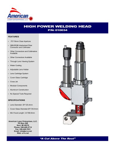 High Power WELDING HEAD