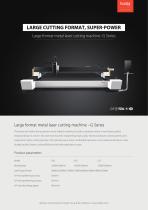 G-series metal laser cutting machine