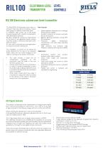 RIL100 Electronic submersion level transmitter Riels® Instruments