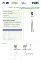 RIL410 Radar Level Transmitter Riels® Instruments