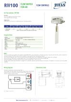 RIV100 Flow switch for air