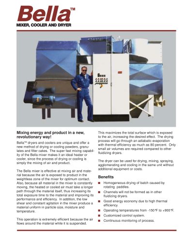 Bella™ Dryers and Coolers
