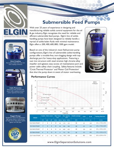 Submersible Feed Pumps