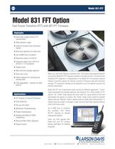 Model 831, FFT Option