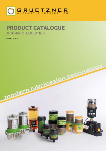 Catalogue - automatic lubrication