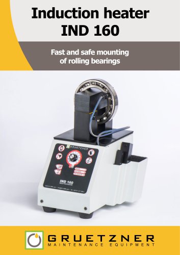 IND 160 - Fast and safe mounting of rolling bearings