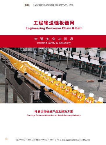 Conveyor Products & solution for beer & Beverage Industry