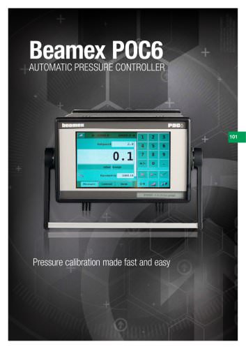 Brochure - Beamex POC6 Automatic pressure controller