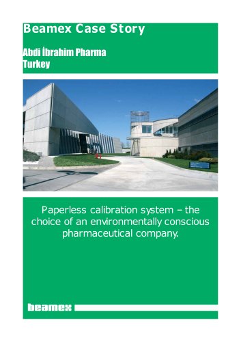 Case Story Abdi &#304;brahim Pharma- Environmentally conscious with paperless calibration