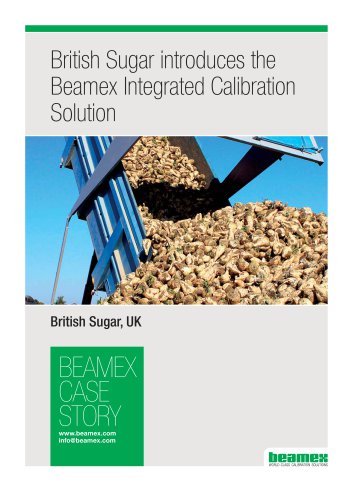 Case Story, British Sugar introduces the Beamex Integrated Calibration Solution