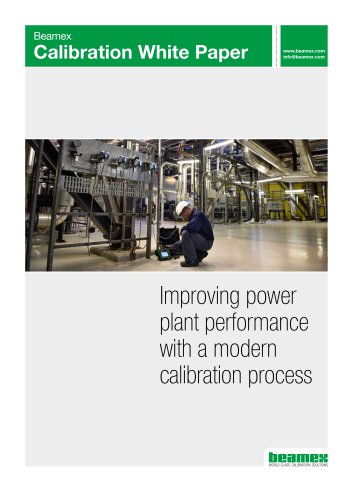 Improving power plant performance with a modern calibration process