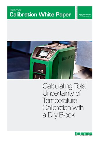 White Paper- Calculating Total Uncertainty of Temperature Calibration with a Dry Block