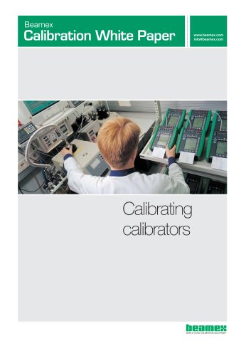 White Paper- Calibrating Calibrators