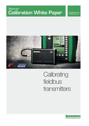 White Paper- Calibration of Fieldbus Transmitters