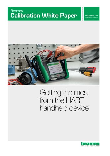 White Paper - Getting the most from the HART handheld device