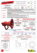 SOUNDERS/HORN APDY Exde mb IIB+H2 114/117 - 1m SS316