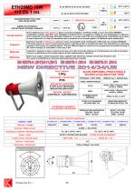 SOUNDERS/HORN ETH20MD 10W Exd IIC 109/112 dB - 1 mt