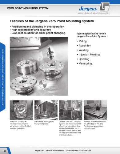 Jergens Zero Point System Catalog