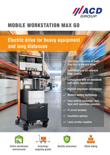 Mobile workstation MAX GO