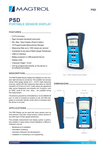 PSD | Portable Sensor Display