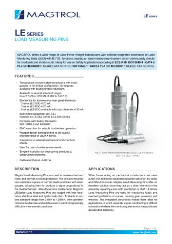 LE Series | Load Measuring Pins