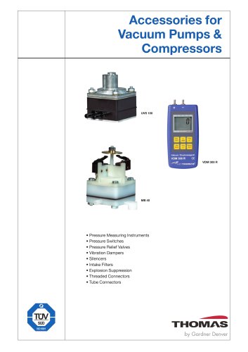 Accessories for Vacuum Pumps & Compressors