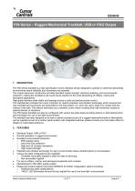 Rugged 50 mm military trackball module