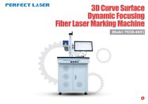 Perfect Laser - 3D Curve Dynamic Focusing Fiber Laser Marking Machine PEDB-400F