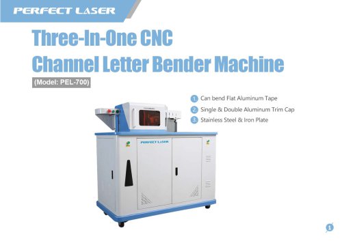 Perfect Laser - CNC Channel Letter Bender Machine PEL-700