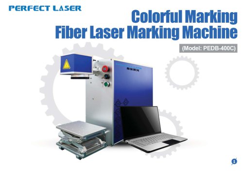 Perfect Laser - Colorful Marking Fiber Laser Marking Machine PEDB-400C